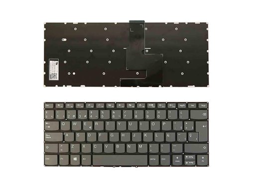 Tastatur für Laptop LENOVO IDEAPAD 330-14IKB GRIS SIN MARCO