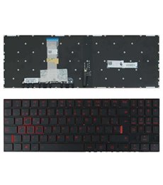 TECLADO RETROILUMINADO EN ROJO PARA PORTÁTIL LENOVO LEGION Y520 Y520-15IKB R720 R720-15IKB NEGRO