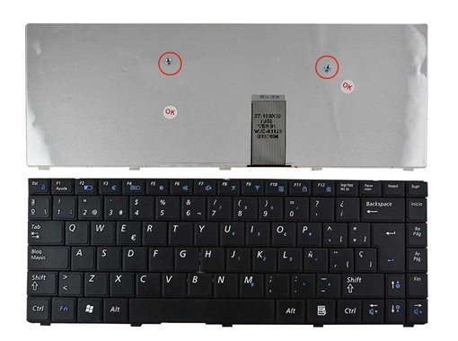 TECLADO PARA PORTÁTIL SAMSUNG R420 R423 R425 R428 R429 R439 R440 R467 R468 R470 R480 NEGRO