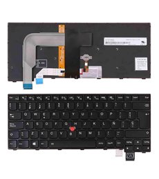 TECLADO RETROILUMINADO PARA PORTÁTIL LENOVO THINKPAD 13 T460S T470S MARCO NEGRO