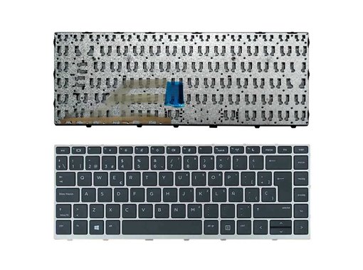 TECLADO PARA PORTÁTIL HP PROBOOK 430 G5 440 G5 445 G5 MARCO PLATA