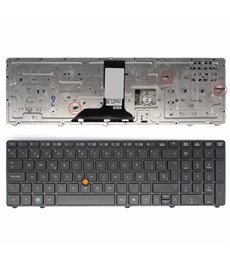 TECLADO PARA PORTÁTIL HP ELITEBOOK 8760W 8760P 8770P 8770W CON MARCO