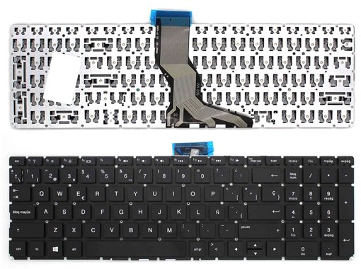 TECLADO PARA PORTÁTIL HP 250 G6 255 G6 OMEN 17-W00 17-W100 17-W200 (INTRO PEQUEÑO)