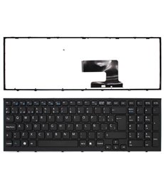 TECLADO PARA PORTÁTIL SONY VAIO VPC-EL VPC-EH SERIES CON MARCO NEGRO