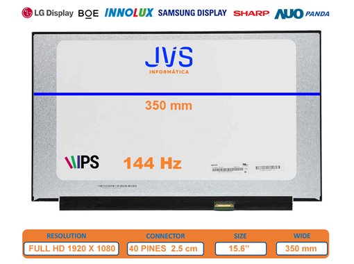 Bildschirm B156HAN09.2 entspiegelt 15.6 zoll [Neu]