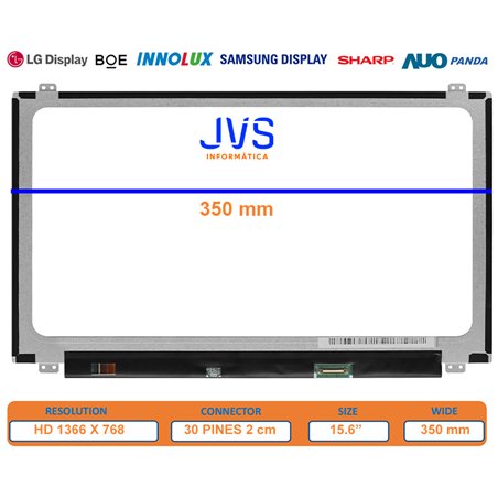 Innolux N156BGA-EA3 REV.C2 NO TABS Matte HD 1366x768 30pin LCD