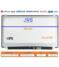 Tela NV156FHM-N43 V8.0 Brilho Cores 72% NTSC 15.6 polegadas [Novo]