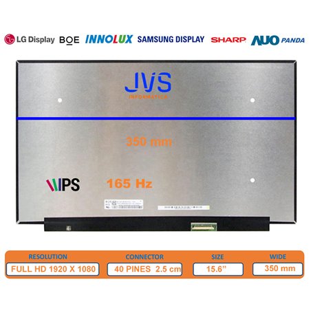 Écran LCD LED 15.6" FHD B156HAN12.5 40Pins - Compatible Ordinateur Portable - Neuf Garanti 1 An