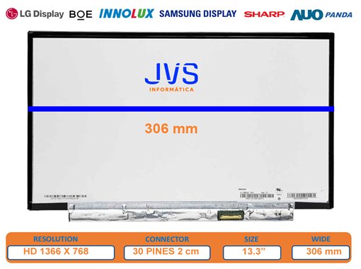 Dalle Écran N133BGE-EB1 Luminosité 13,3 pouces [Nueva]