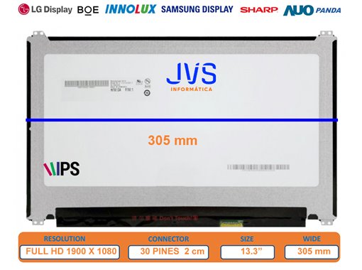 Tela LTN133HL05-902 Mate 13.3 polegadas [Novo]