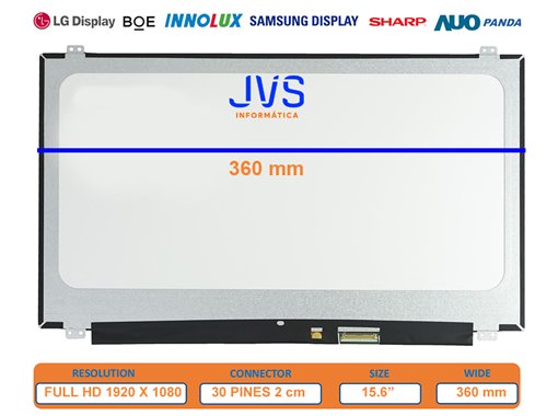N156HGE-EB1 REV.B3 Screen FullHD Brightness 15.6"