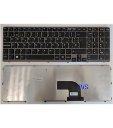 Teclado gris/negro para portátil Sony Vaio SVE15/SVE17/SVE151G17M.