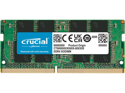 MEMOIRE CRUCIAL SODIMM DDR4 4GB 2666Mhz 1.2V