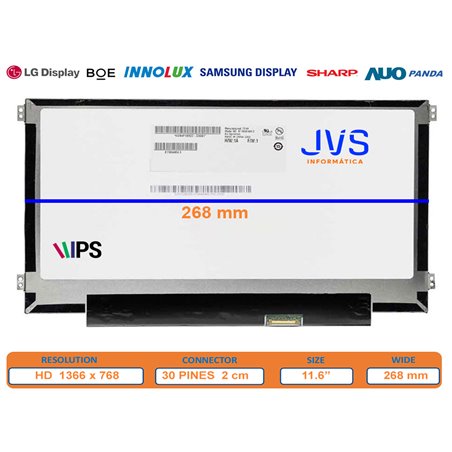 Écran LCD LED NV116WHM-N45 V3.0 11.6 Pouces - Dalle De Remplacement, Résolution 1366x768, Neuf, Garantie 1 An