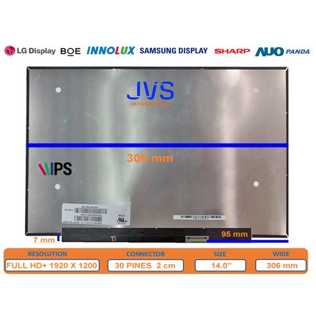 B116XAK01.1 11.6 HD IPS 60Hz LED LCD Écran Tactile Écran Remplacer EDP 40 Pins