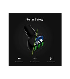 Cargador de coche  54W 3xUSB ultra rápido