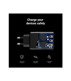 Cargador 3xUSB 30W ultra rápido 