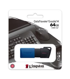 DTXM/64GB Kingston DataTraveler Exodia M 64GB USB 3.2 High Speed Pendrive/USB Flash Drive