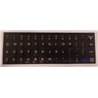 PEGATINA PARA CONVERTIR TECLADO EN IDIOMA INGLÉS NEGRO