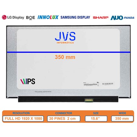 Dalle écran LP156WFC(SP)(D5) SPD5 15.6" FHD IPS | Compatible Universel | Connecteur 30 Broches | Garantie 1 An
