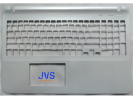 Coque Supérieure du Clavier pour Ordinateur Portable Sony Vaio SVF152, SVF152C29M Series, Couleur Blanche, Petite Touche Entrée