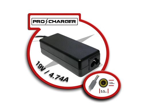 Charger / AC Adapter for Samsung NP-P50 NP-P60 NP-M70 Pro R510 R530 R540 R580 RV511 19V 4.74A