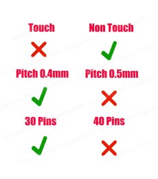 Cable Flex Pantalla LCD Portátil Dell Latitude 3330 E3330 P1