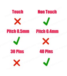 Cable de Pantalla LED eDP 40-Pin K1N-3040125-H39 para MSI