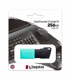 DTXM/256GB Clé USB Kingston DataTraveler 256GB USB3.2 Gen1 Exodia M (Noir + Turquoise)