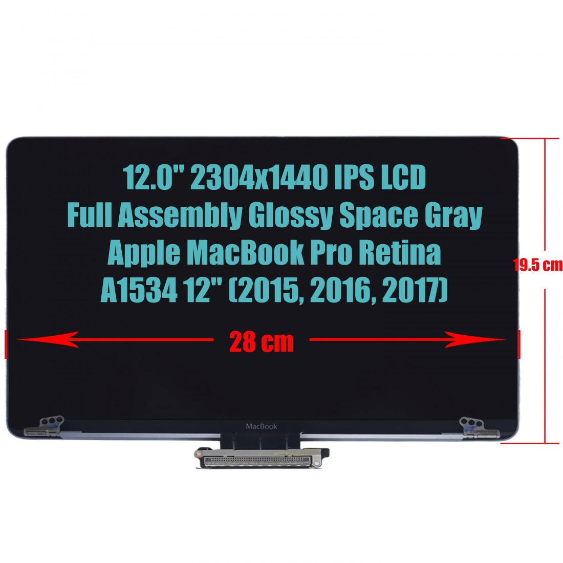 Kompletter Bildschirm MacBook Retina 12" A1534 | JVS Informática