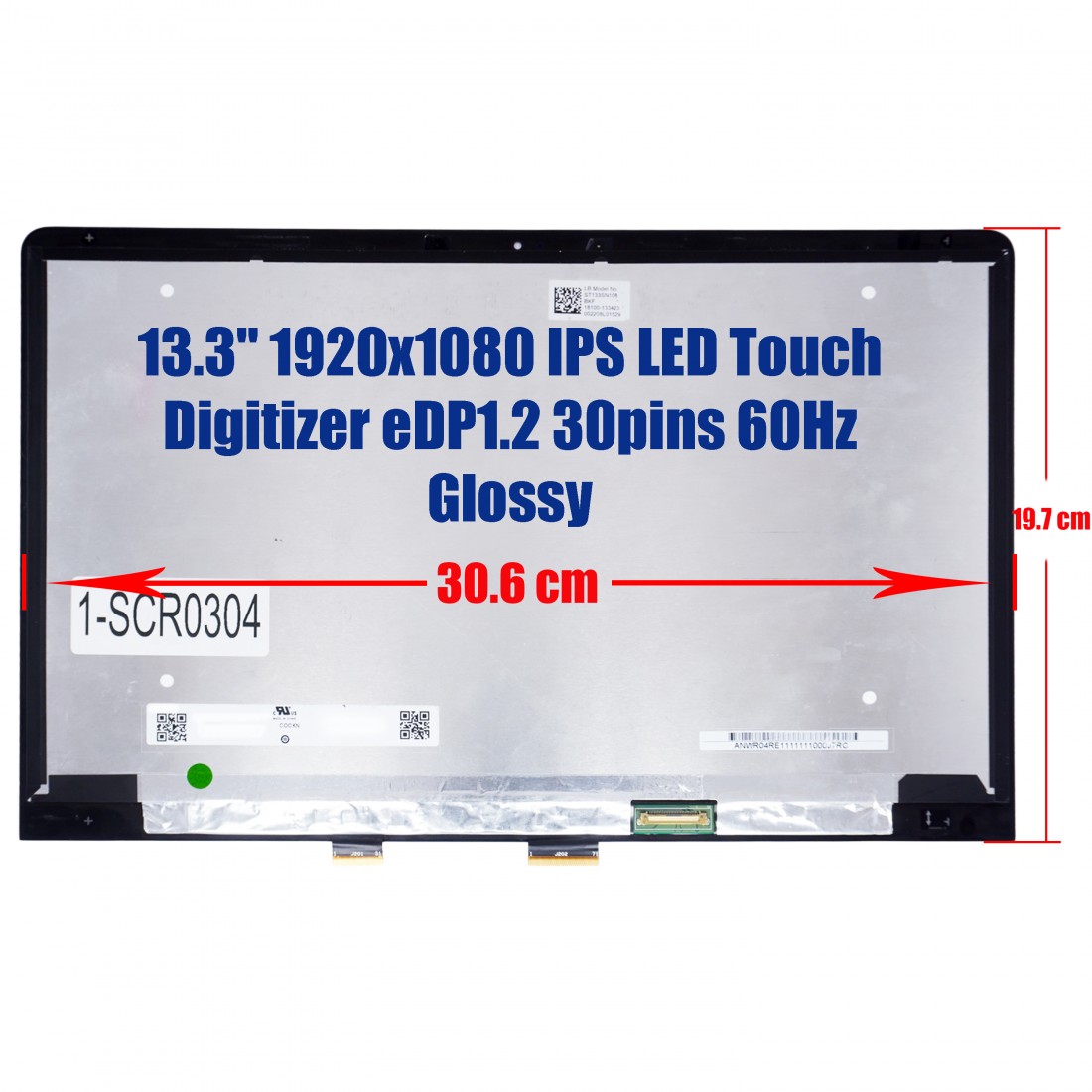 N133HCE-EN2 - Touchscreen Asus ZenBook UX370 13.3" FHD | JVS Informática