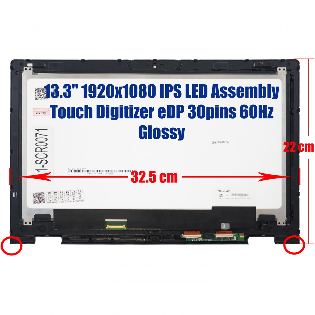 0W6TN0 - Dell Inspiron 13 7347 7348 Touchscreen | JVS Informática