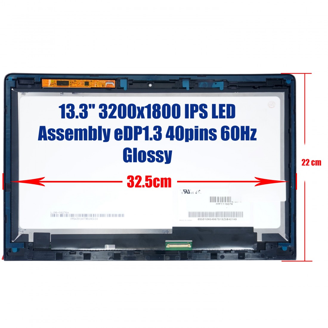 LTN133YL01-P01 - Touchscreen für Lenovo Yoga 900 13.3" 3K | JVS Informática