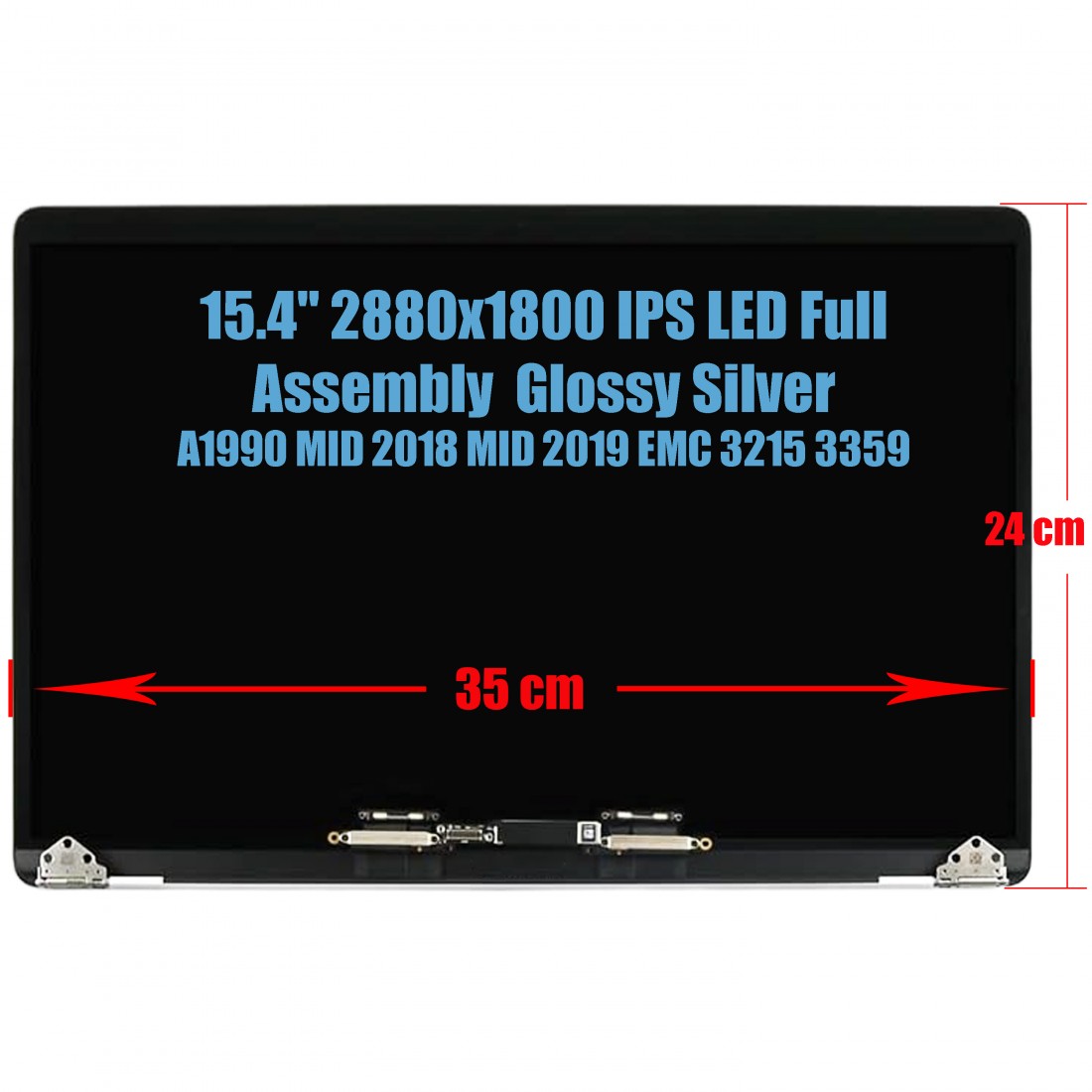 A1990 - Pantalla Completa MacBook Pro 15" 2018-2019 Plata | JVS