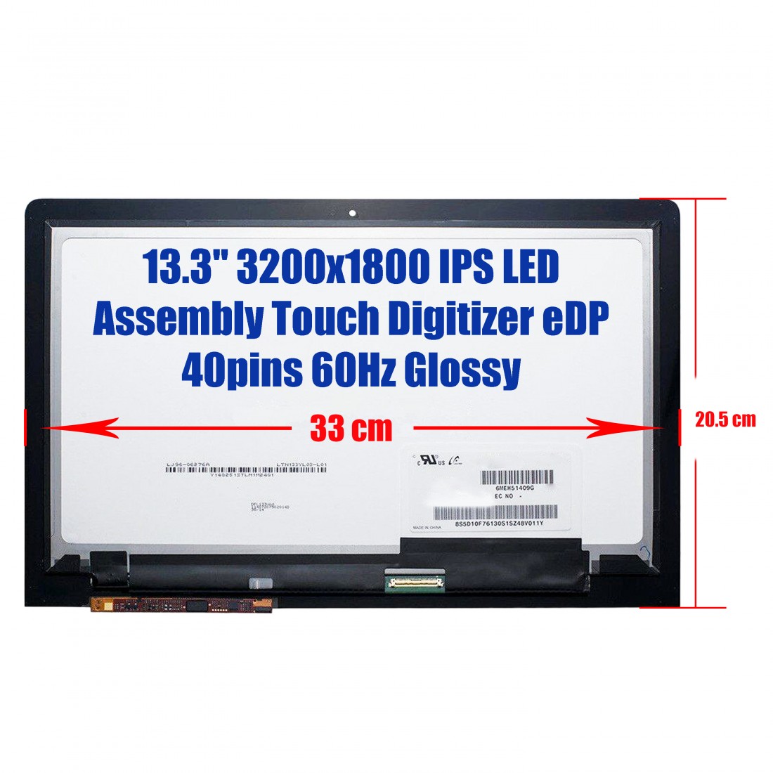 LTN133YL03 L01 - Pantalla Táctil Lenovo Yoga 3 Pro 1370 | JVS