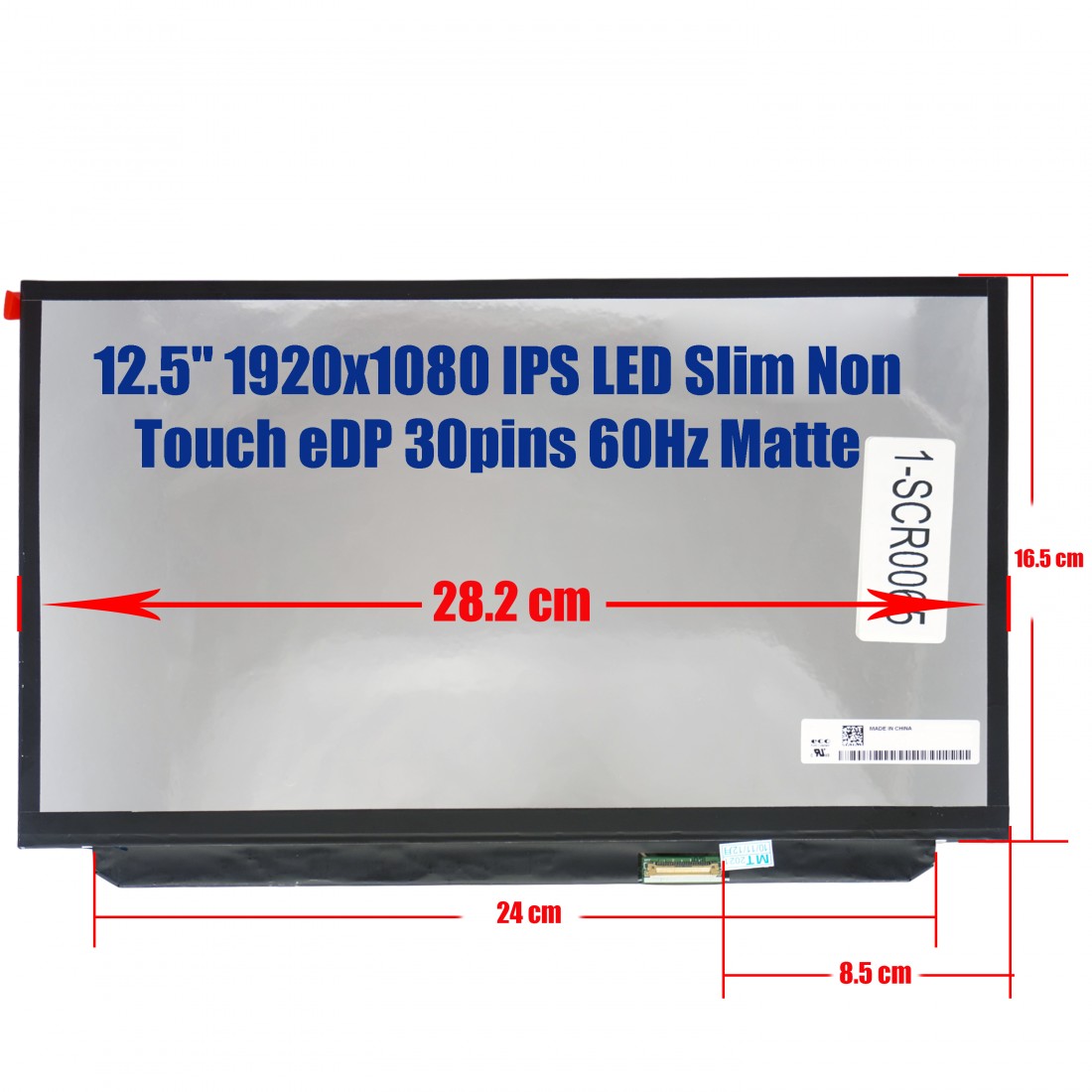 NV125FHM-N82 - Tela 12.5" FHD IPS para Xiaomi Air | JVS Informática