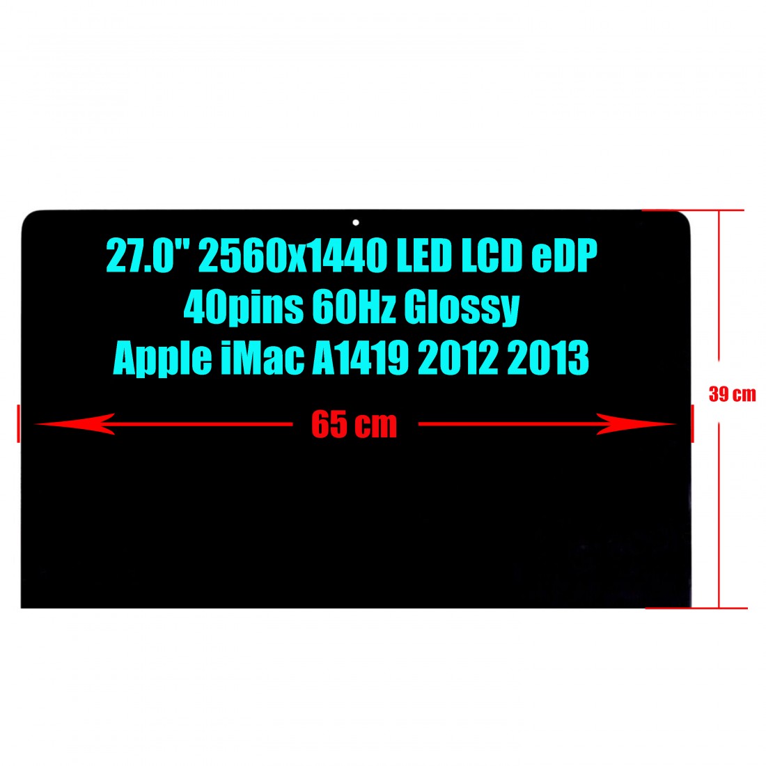 LM270WQ1(SDF1) - Tela 27" iMac A1419 (2012-13) | JVS Informática