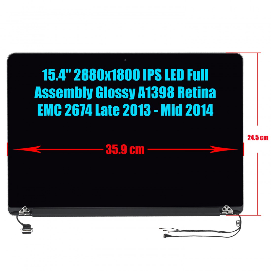 LSN154YL01001 - Vollständiger Bildschirm MacBook Pro 15" A1398 | JVS