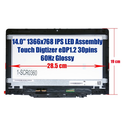 5M10W64486 - Écran Tactile 11.6" Lenovo ThinkPad 11e Yoga Gen 6 | JVS Informática