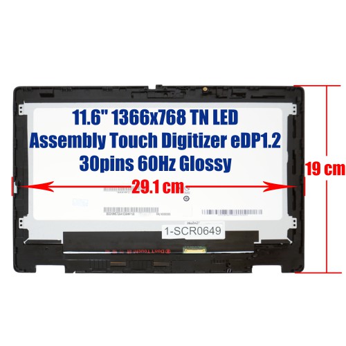 B116XTN02.5 - 11,6" Touchscreen Acer R753T | JVS Informática