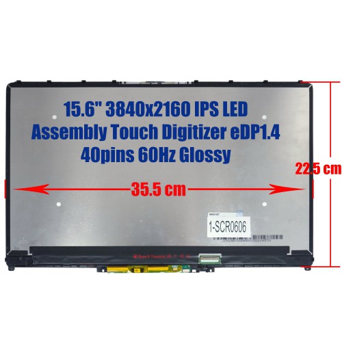 B156ZAN03.4 - 15.6" 4K Touch Screen Dell Inspiron 7586 | JVS Informática
