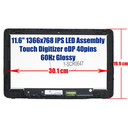 L53205-001 - Touchscreen HP Chromebook x360 11 G2 EE | JVS Informática