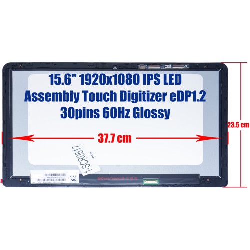 862643-001 - Touchscreen HP x360 15-BK 15.6" FHD | JVS Informática