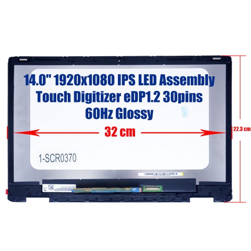 L77984-001 - Touchscreen für HP Chromebook X360 14B-CA | JVS