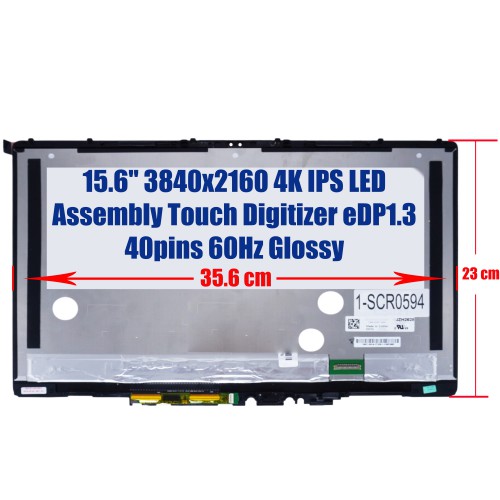 LQ156D1JW37 - 4K Touchscreen-Anzeige für Dell Inspiron 7573 | JVS