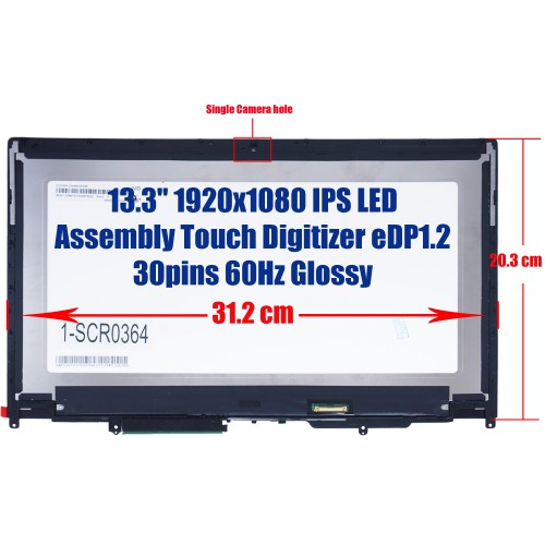 02DA167 - Pantalla Táctil Lenovo ThinkPad X380 Yoga 13.3" | JVS