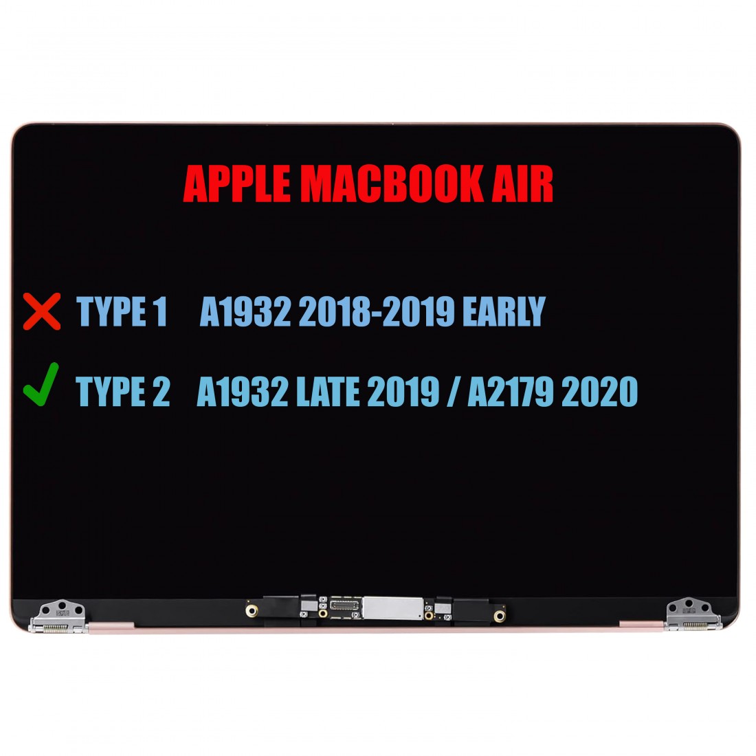 A2179 - Tela Completa MacBook Air 13.3" 2020 Ouro Rosa | JVS Informática