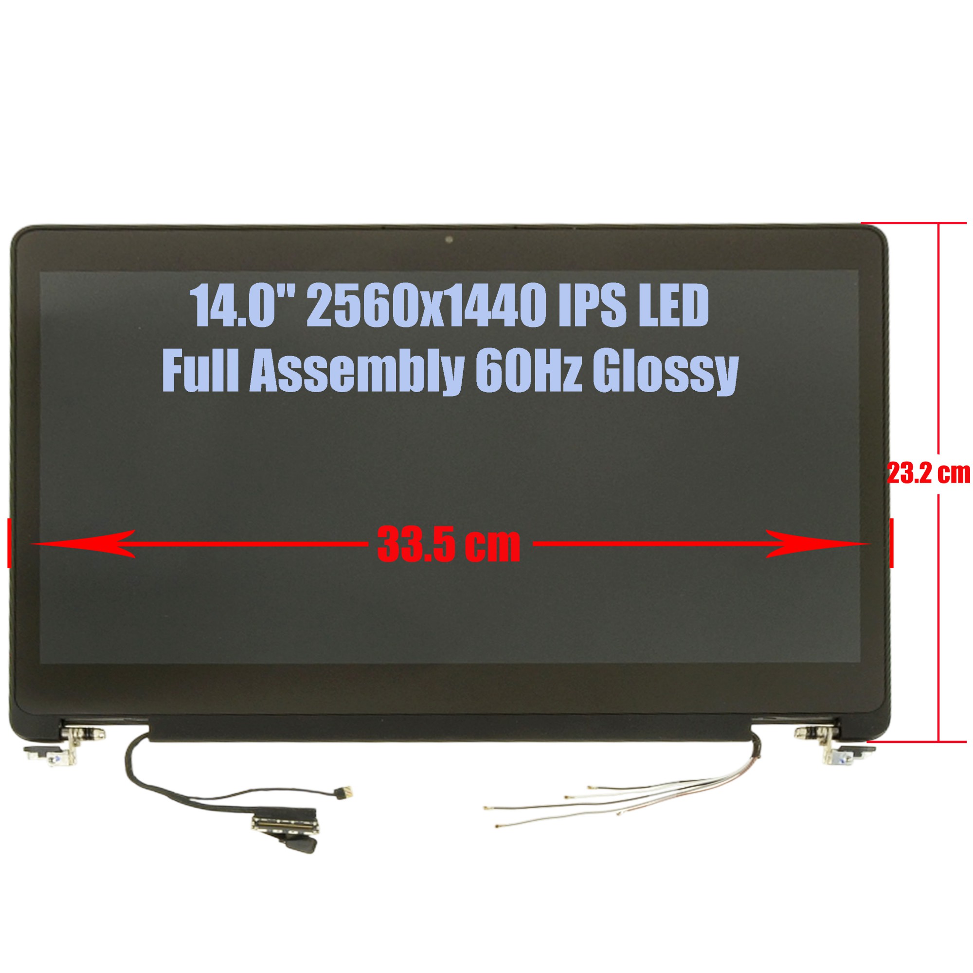 B140QAN01.0 - Dell E7470 14.0 QHD Complete Screen | JVS Informática