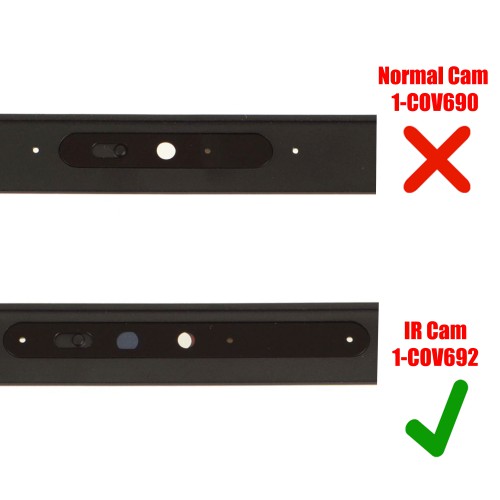 JTJ83 - Bildschirmblende Dell Latitude 5500 5510 IR Cam | JVS Informática
