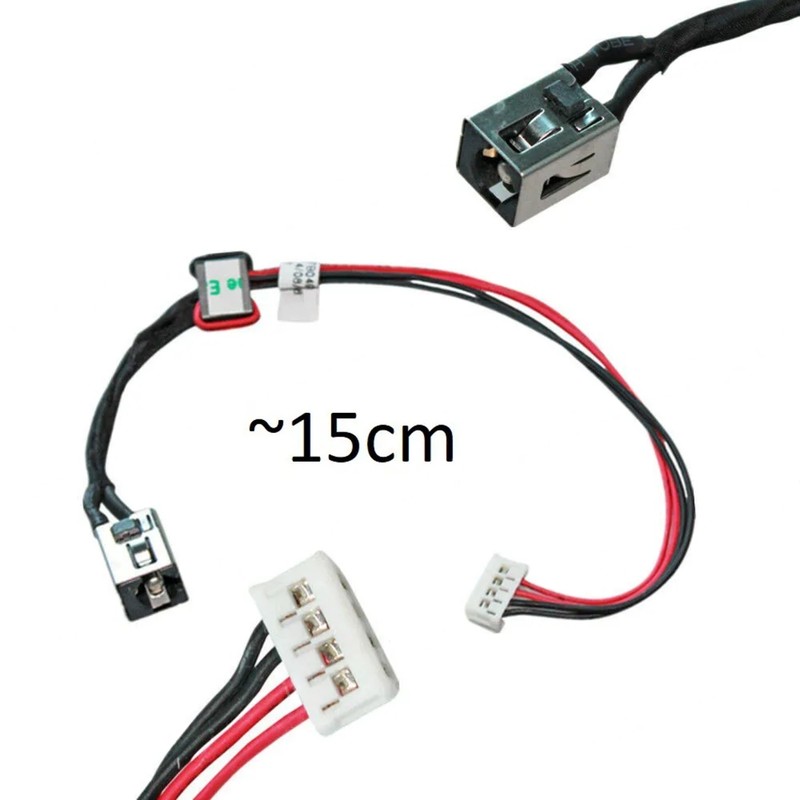 Tomada de corrente contínua para Toshiba C50, C50D, C50T, C55, C55D, C55T, C55DT